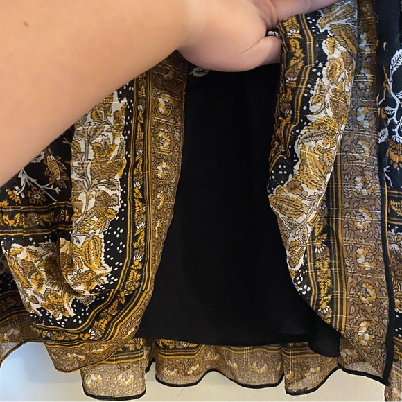 MICHAEL Michael Kors Botanical Print Georgette Pleated Dress M - Picture 5 of 8